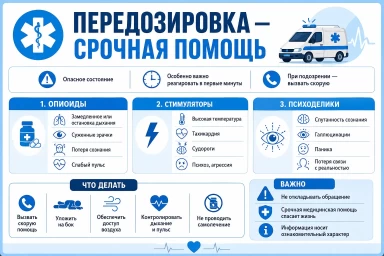 Помощь при передозировке в Люберцах